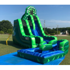 Green Slide With Pool 225x225